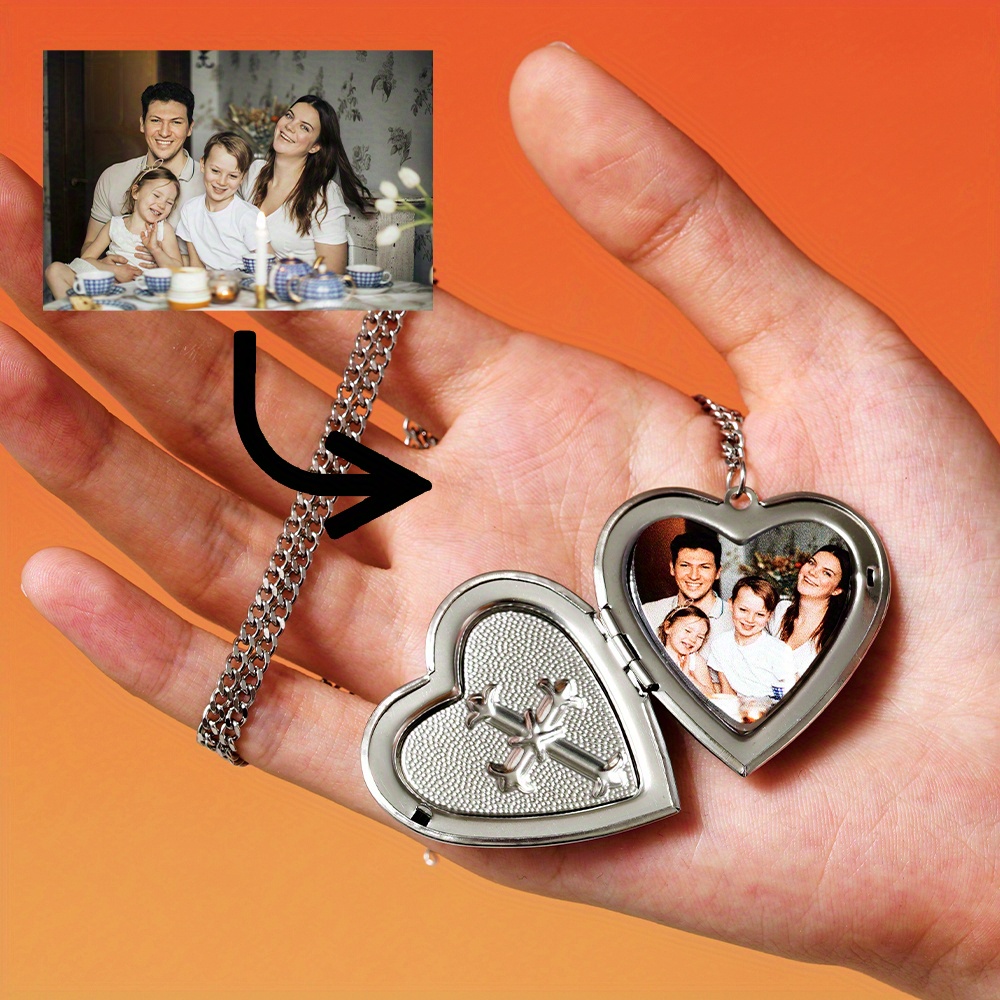 Name Necklace Custom - Custom acrylic name heart necklace, fashionable