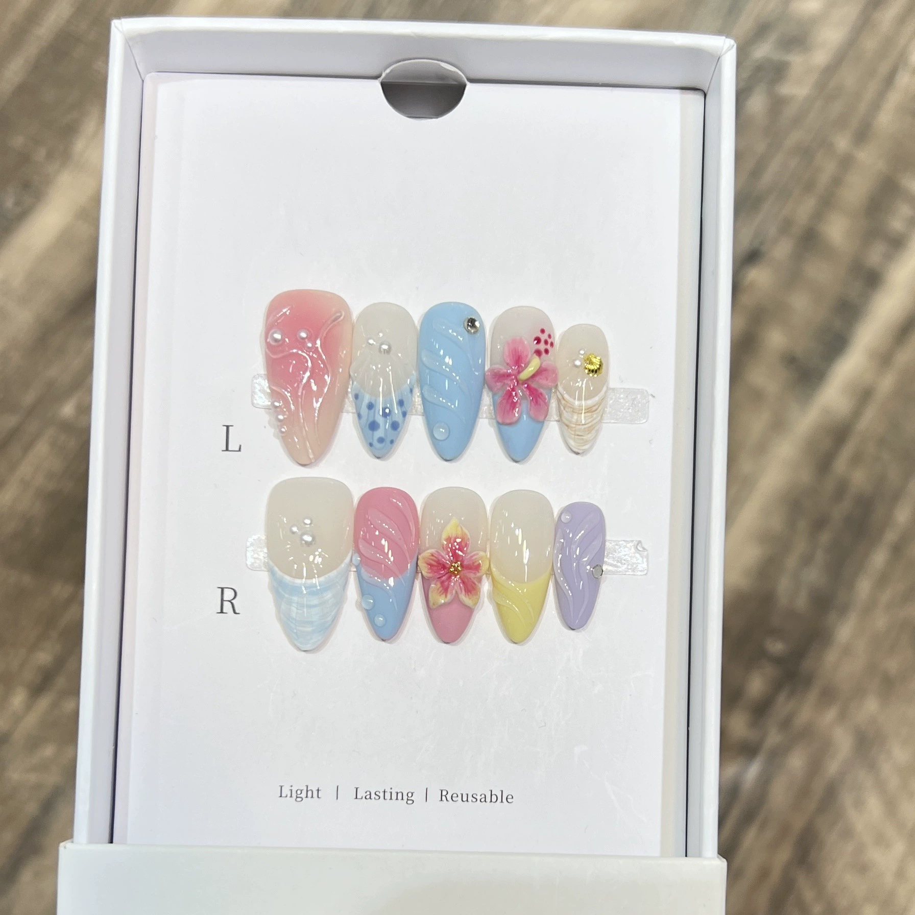 Pressed Flower Art - 10Pcs Milky Nude Gentle Handmade Press