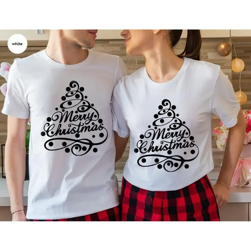 Family Tree Print - Merry Christmas T Shirt Tree Holiday