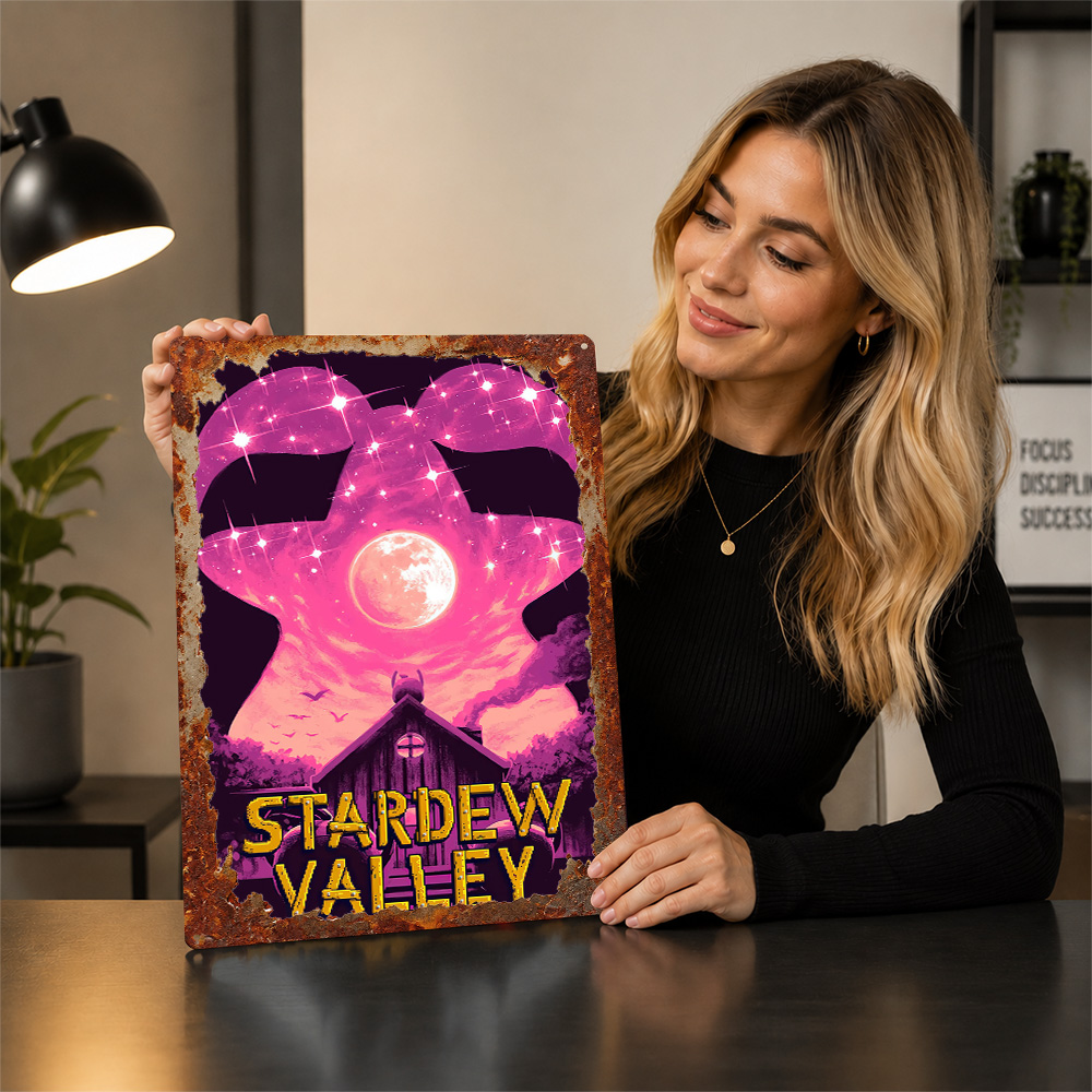 Stardew Valley Night Sky 3D Te - Custom Night Sky ulasan dan harga