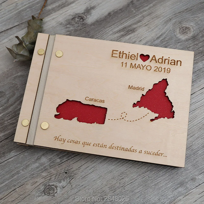 Map engraved wedding guestbook - Custom Star Map ulasan dan harga