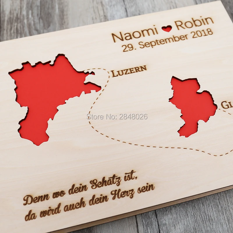 Rustic personalized wedding gu - Custom Photo Book ulasan dan harga