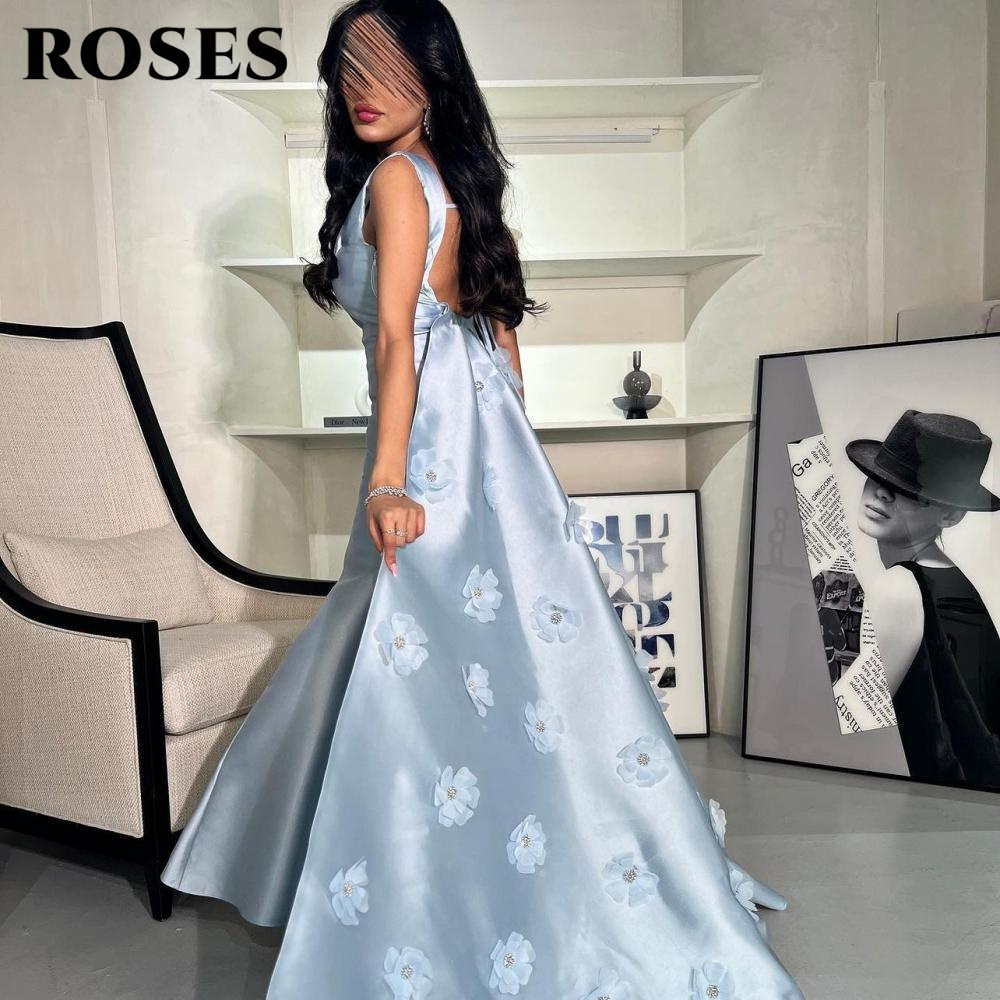 ROSES Sky Blue 3D Flowers Part - Custom Night Sky ulasan dan harga