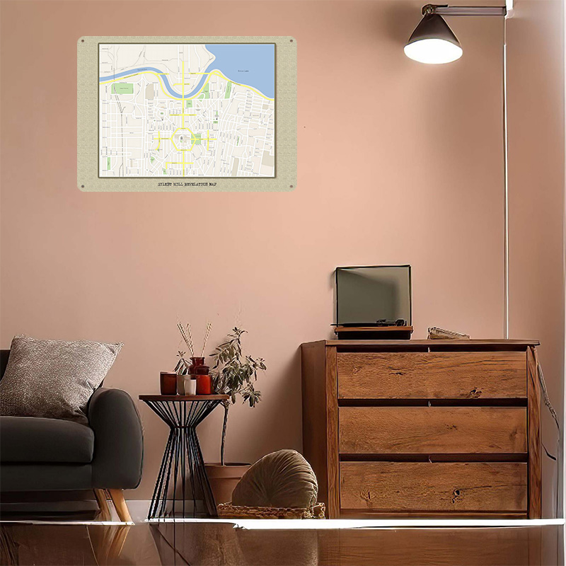 Silent Hill Revelation Map Met - Custom Map Poster ulasan dan harga