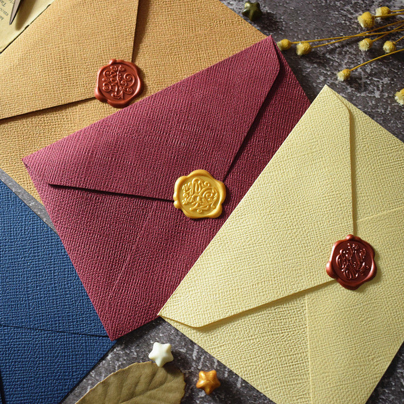 50pcs/lot 20.1x15.1cm Envelope - Wax Seal Letter Kit ulasan dan harga