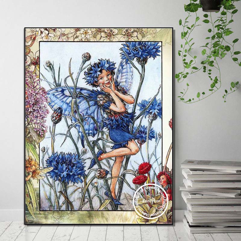 Cicely Mary Barker Artwork Flo - Photo Mosaic Print ulasan dan harga