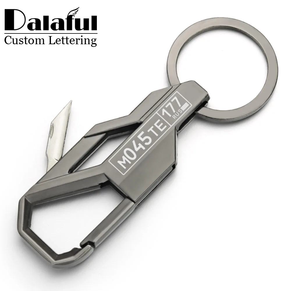 Mini Knife Keychain Foldable P - Initial Ring Custom ulasan dan harga