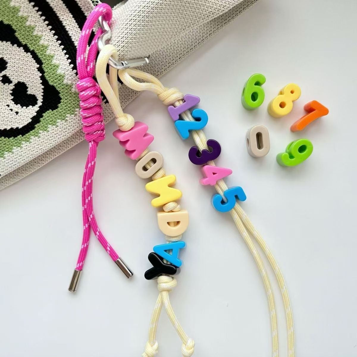 Custom Name Keyring 1-7 Letter - Initial Ring Custom ulasan dan harga