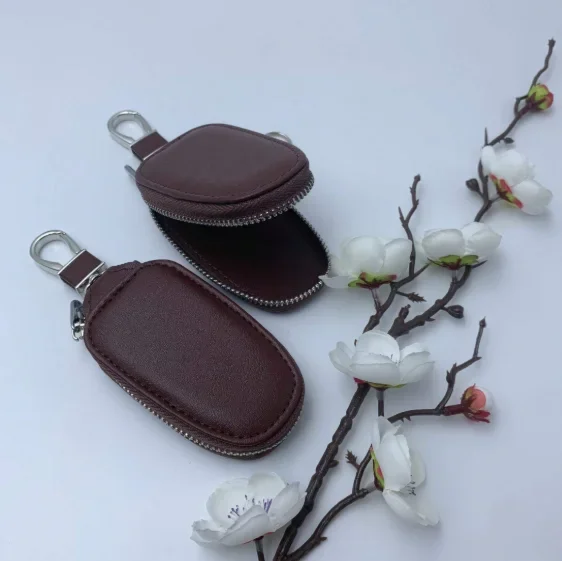 Monogram Print PU Leather Car  - Monogram Keychain Leather ulasan dan harga