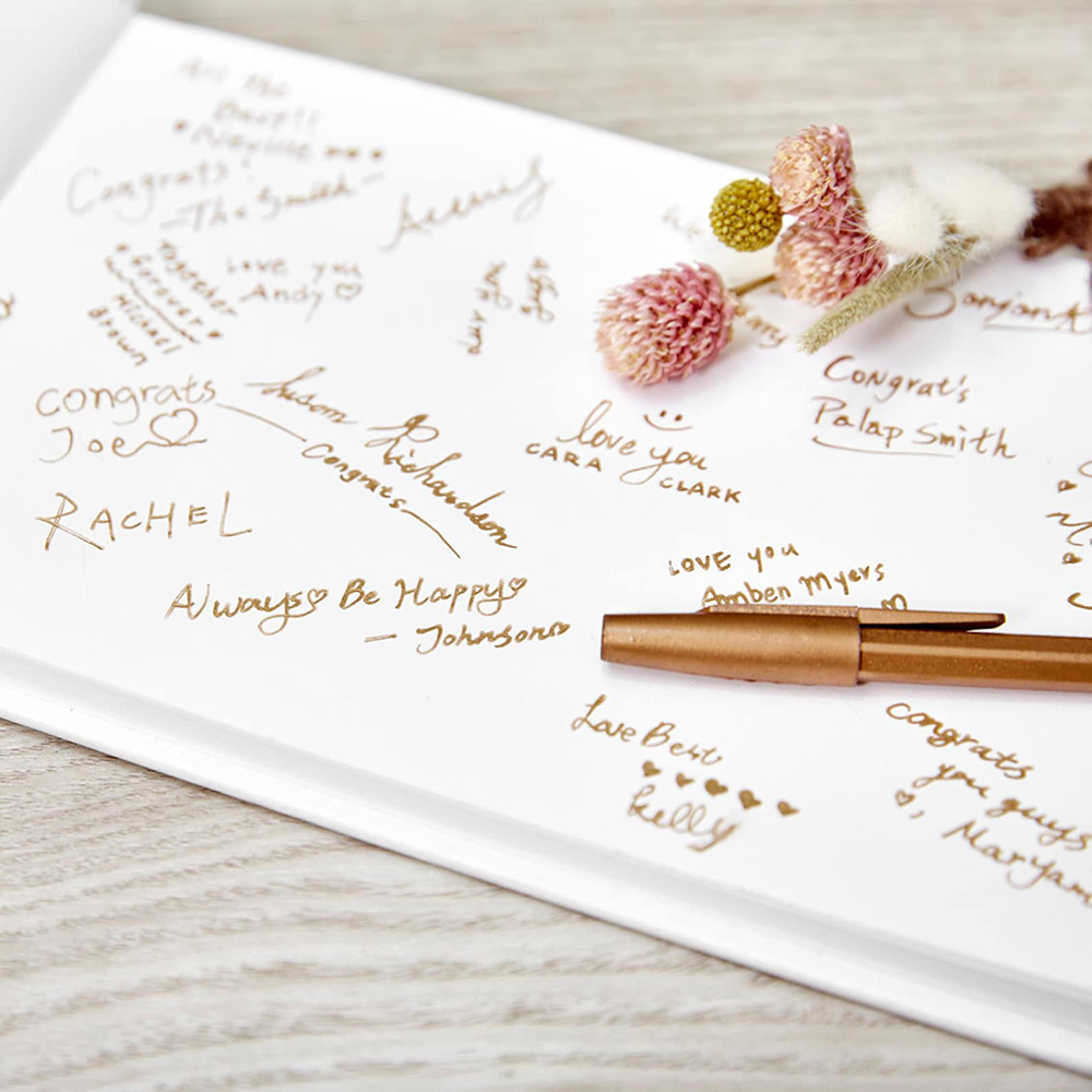 Custom Wedding White Guest Boo - Custom Photo Book ulasan dan harga