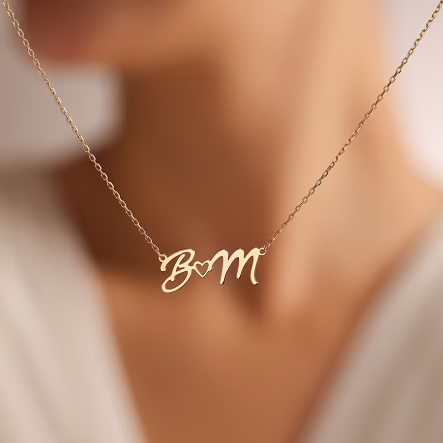 Custom Name Necklaces for Wome - Name Necklace Custom ulasan dan harga