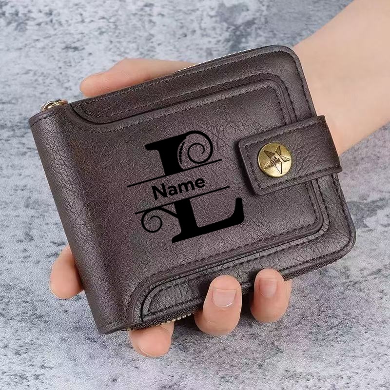 Men's Custom Wallet - Personal - Personalized Name Box ulasan dan harga