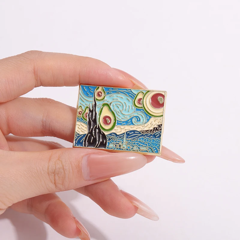 Abstract Oil Painting Enamel P - Custom Night Sky ulasan dan harga