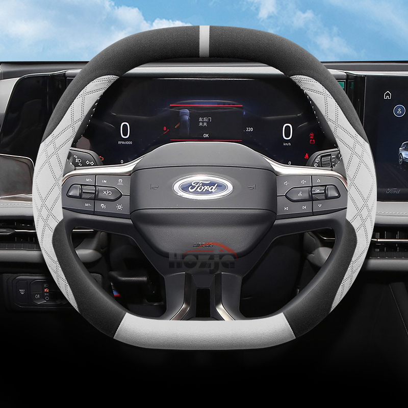 Suede Car Steering Wheel Cover - Custom Map Poster ulasan dan harga
