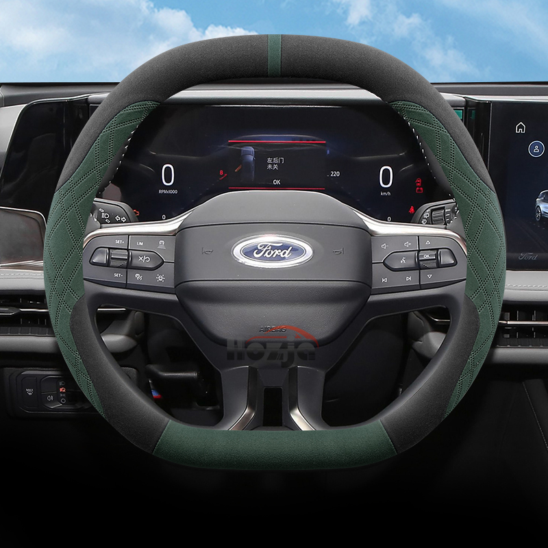 Suede Car Steering Wheel Cover - Custom Map Poster ulasan dan harga