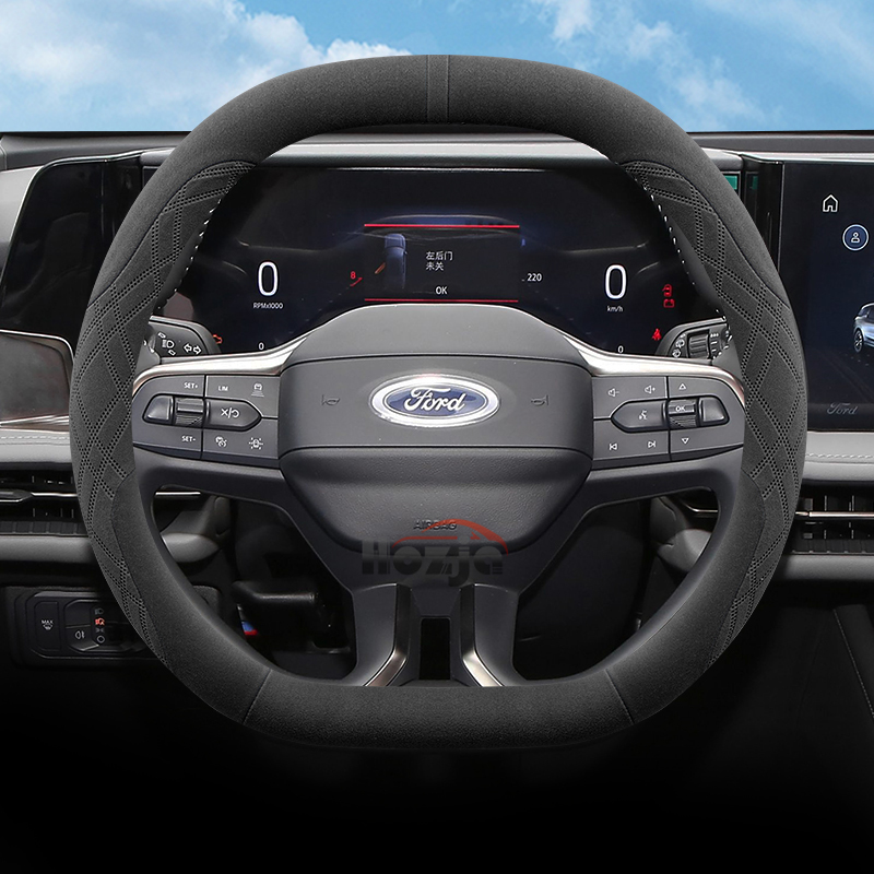 Suede Car Steering Wheel Cover - Custom Map Poster ulasan dan harga
