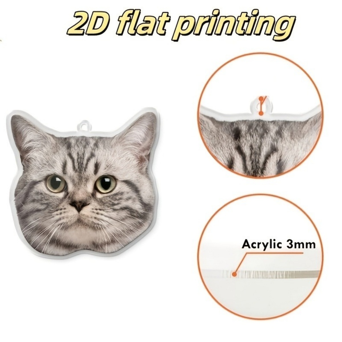 Custom Photo Keychain – Person - Pet Portrait Custom ulasan dan harga