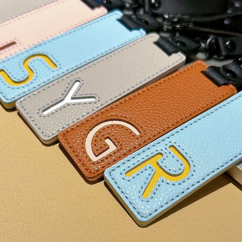 Classic Pu Leather Keychain A- - Monogram Keychain Leather ulasan dan harga