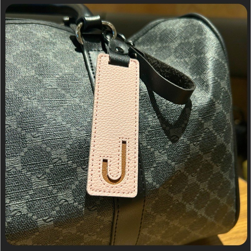 Classic Pu Leather Keychain A- - Monogram Keychain Leather ulasan dan harga