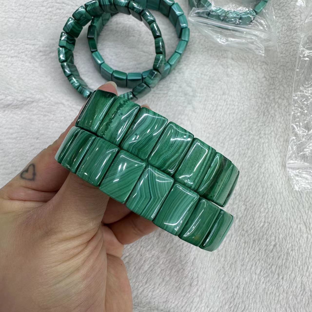 Genuine Natural Green Malachit - Coordinates Bracelet ulasan dan harga