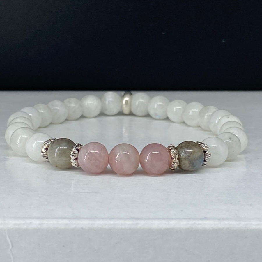 New Moonstone, Labradorite and - Coordinates Bracelet ulasan dan harga