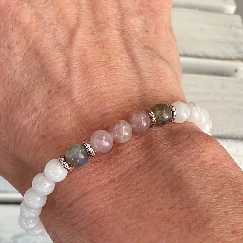 New Moonstone, Labradorite and - Coordinates Bracelet ulasan dan harga