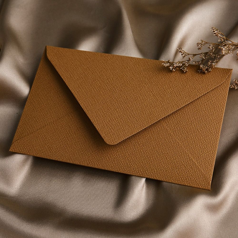 10Pcs Linen Texture Retro Enve - Wax Seal Letter Kit ulasan dan harga