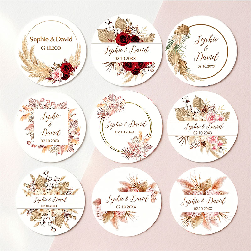 Personalized Boho Dried Pampas - Personalized Name Box ulasan dan harga