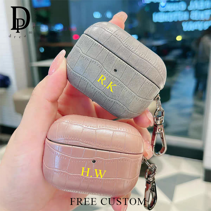Custom Name Crocodile Leather  - Monogram Keychain Leather ulasan dan harga