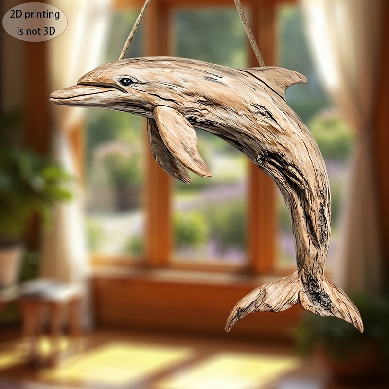 2D 10in Elegant Dolphin Wooden - Family Tree Print ulasan dan harga