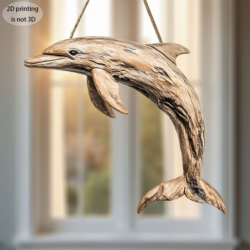 2D 10in Elegant Dolphin Wooden - Family Tree Print ulasan dan harga