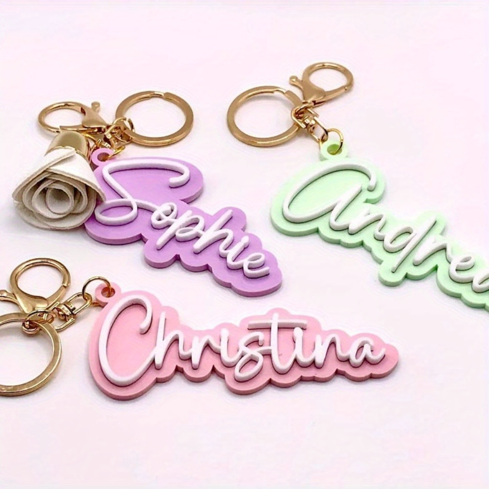 Personalized Custom Name Keych - Initial Ring Custom ulasan dan harga