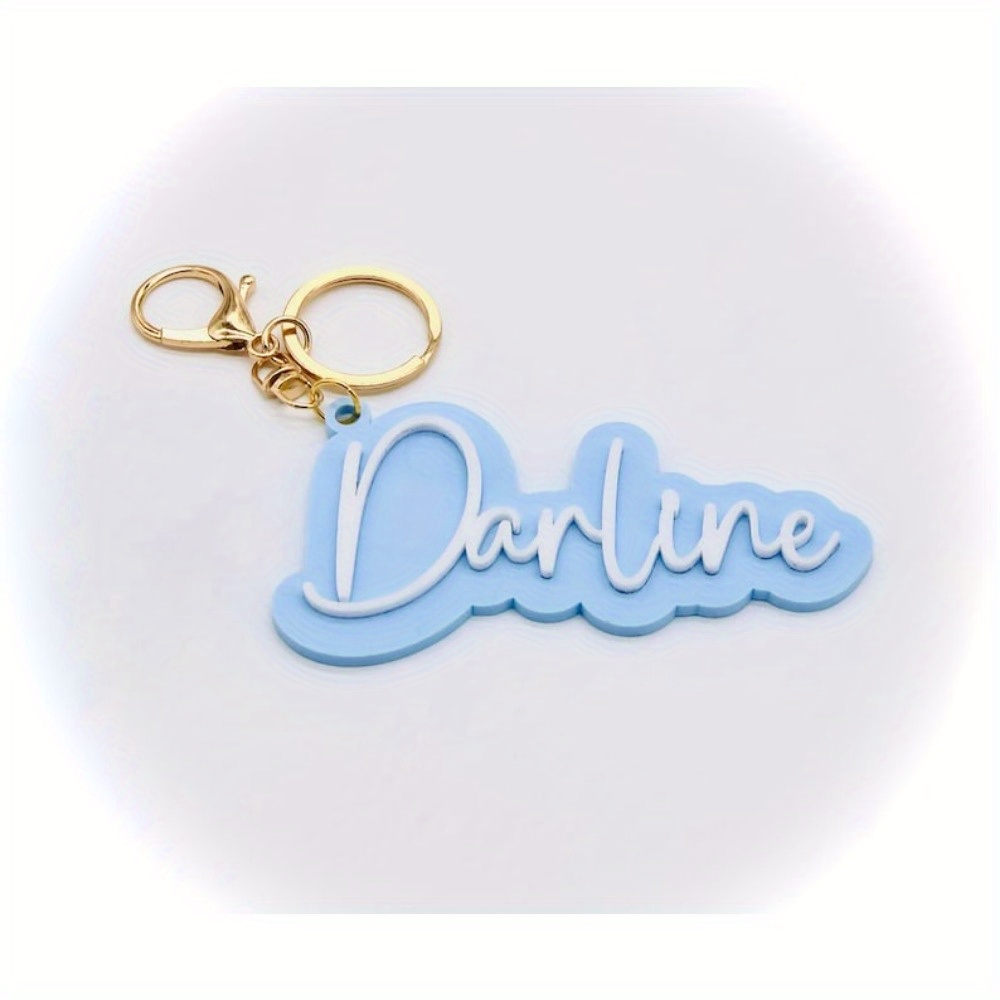 Personalized Custom Name Keych - Initial Ring Custom ulasan dan harga