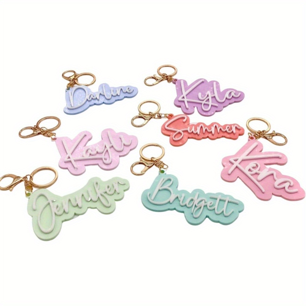 Personalized Custom Name Keych - Initial Ring Custom ulasan dan harga