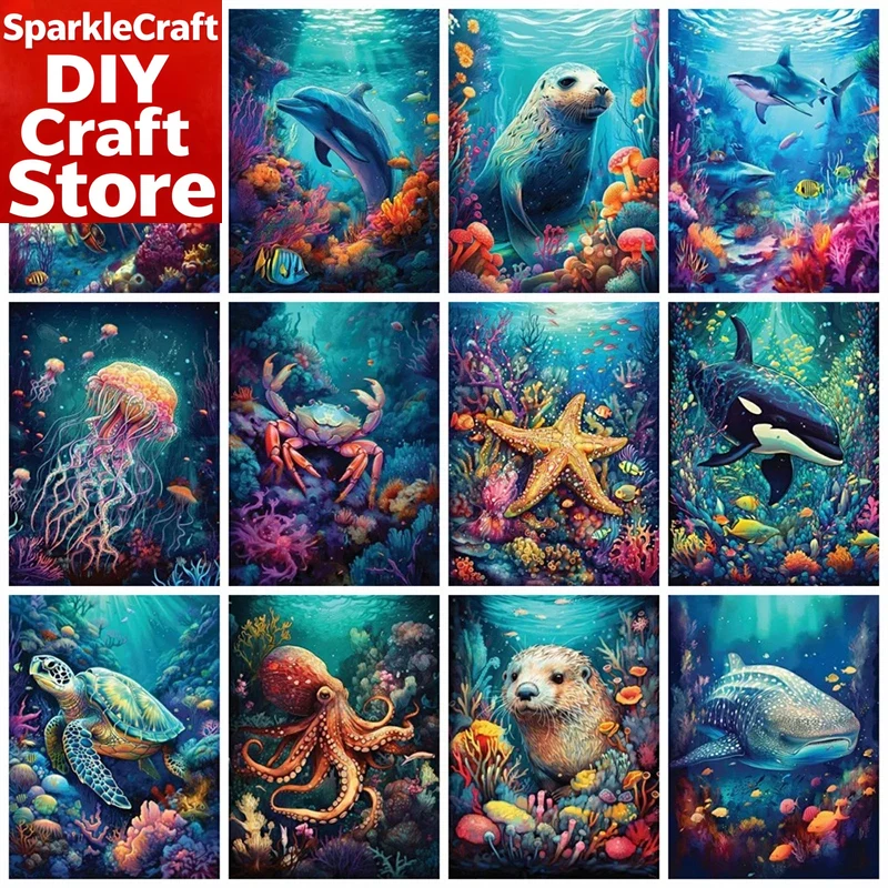 1PC frameless  Full Square Rou - Photo Mosaic Print ulasan dan harga