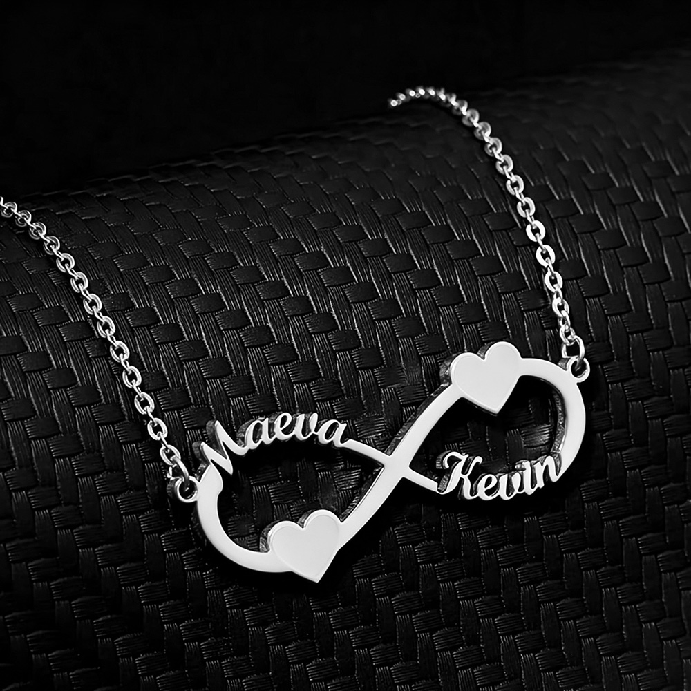 Custom Name Necklace Infinity  - Name Necklace Custom ulasan dan harga