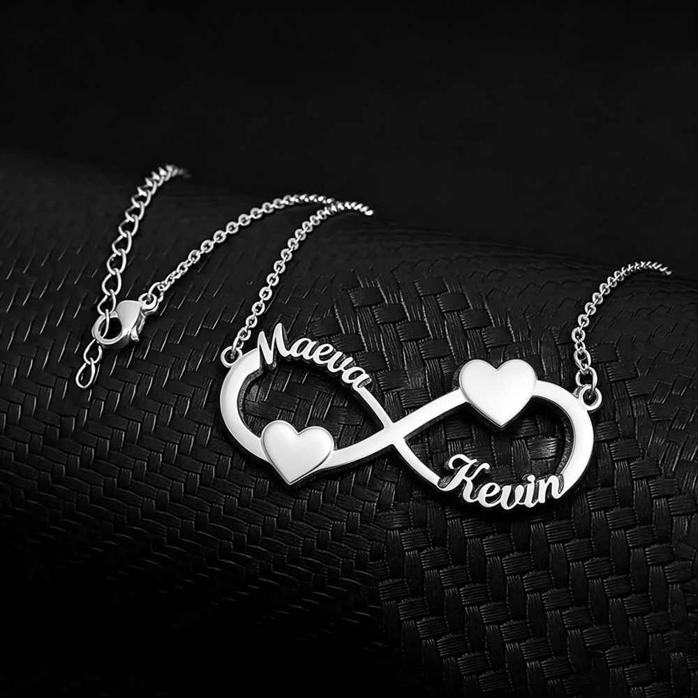 Custom Name Necklace Infinity  - Name Necklace Custom ulasan dan harga