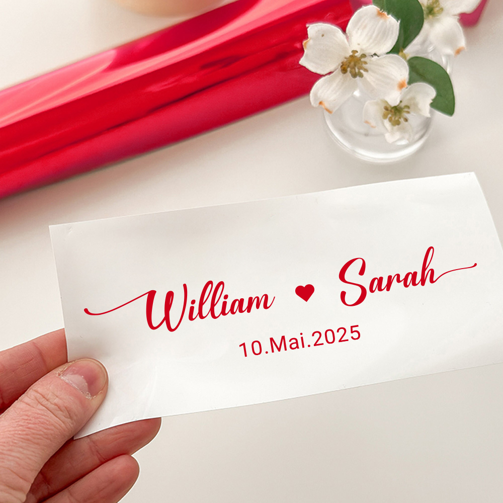Custom Name Decals for Wedding - Personalized Name Box ulasan dan harga