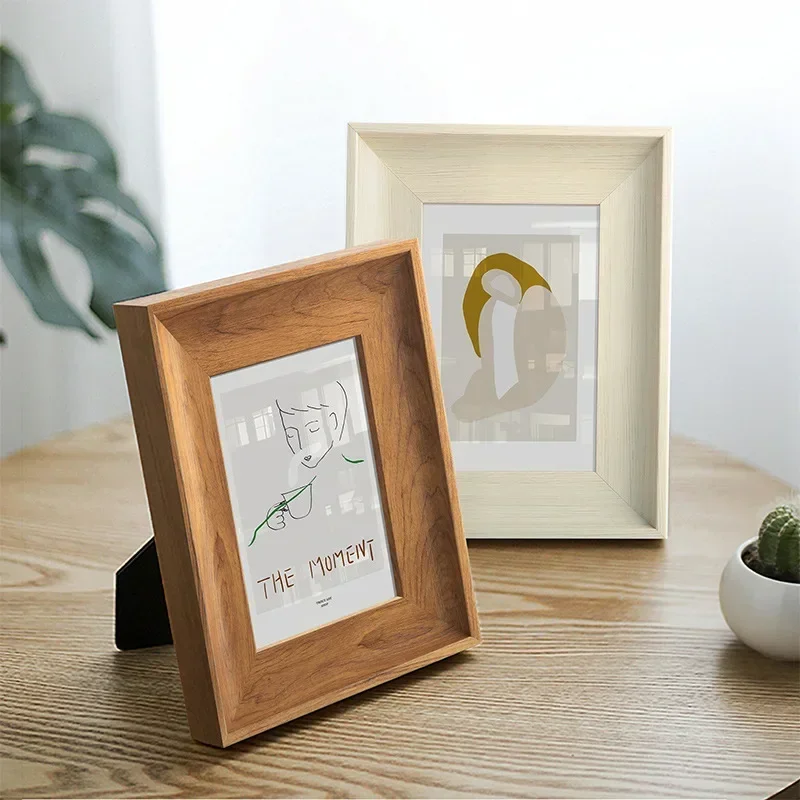 Wooden Photo Frame 5/6/7/8/10  - Engraved Wood Frame ulasan dan harga
