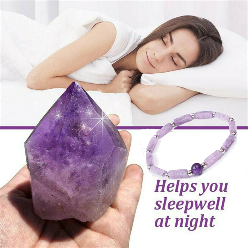 1Pcs Amethyst Body-purify Slim - Coordinates Bracelet ulasan dan harga