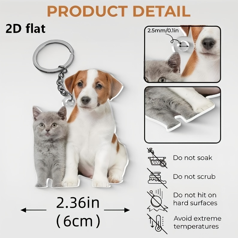 Personalized Custom Acrylic Ke - Pet Portrait Custom ulasan dan harga
