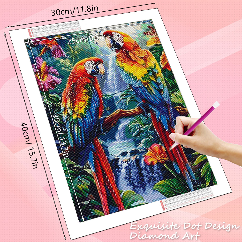 HUACAN Diamond Painting New Pa - Photo Mosaic Print ulasan dan harga