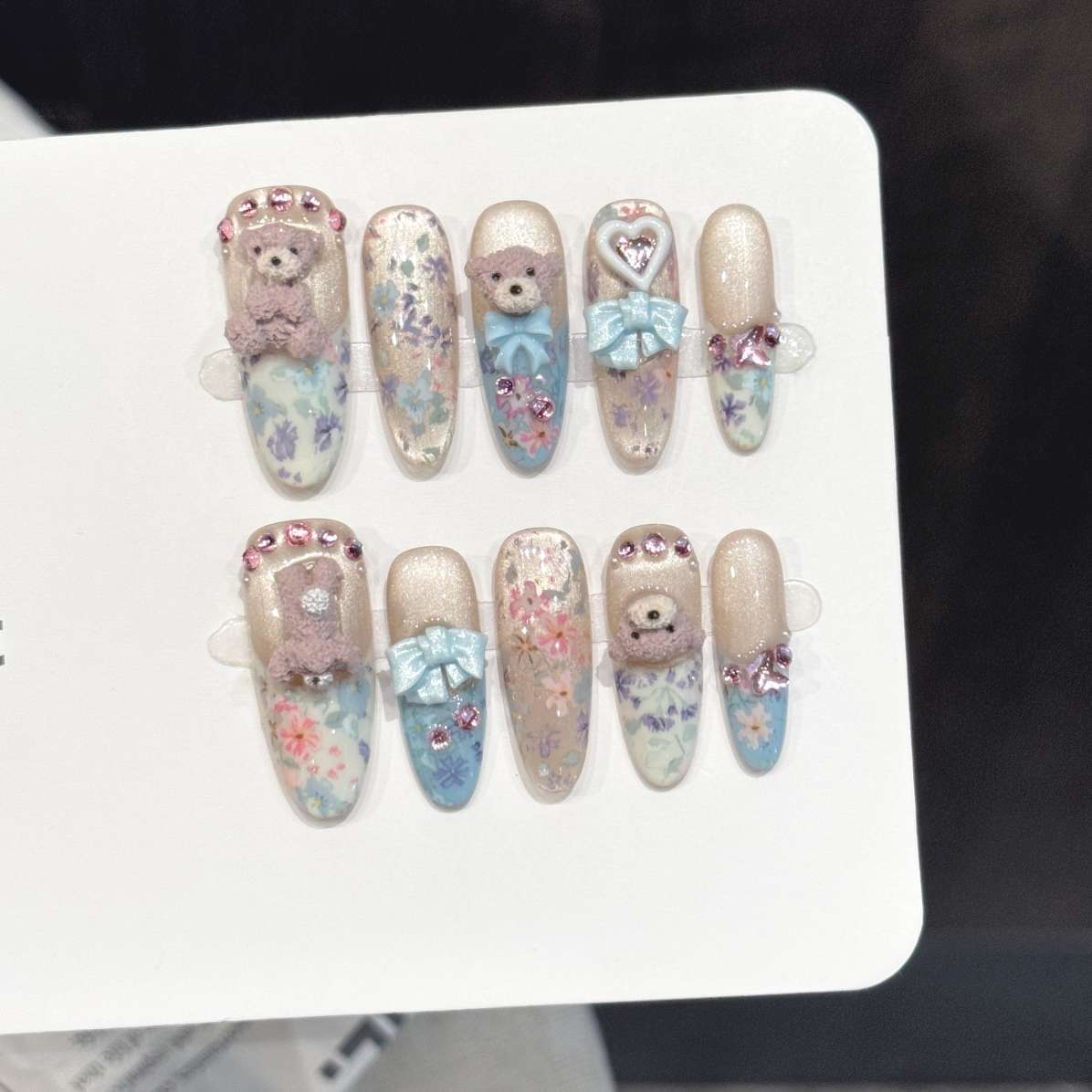 10Pcs Pure Hand-Pressed Oval N - Pressed Flower Art ulasan dan harga