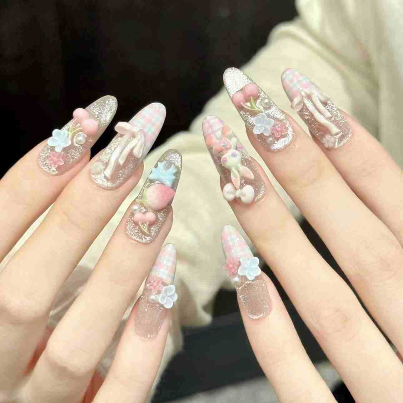 10Pcs Pure Hand-Pressed Oval N - Pressed Flower Art ulasan dan harga