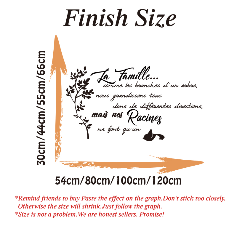 French Family Quote Tree Bird  - Family Tree Print ulasan dan harga