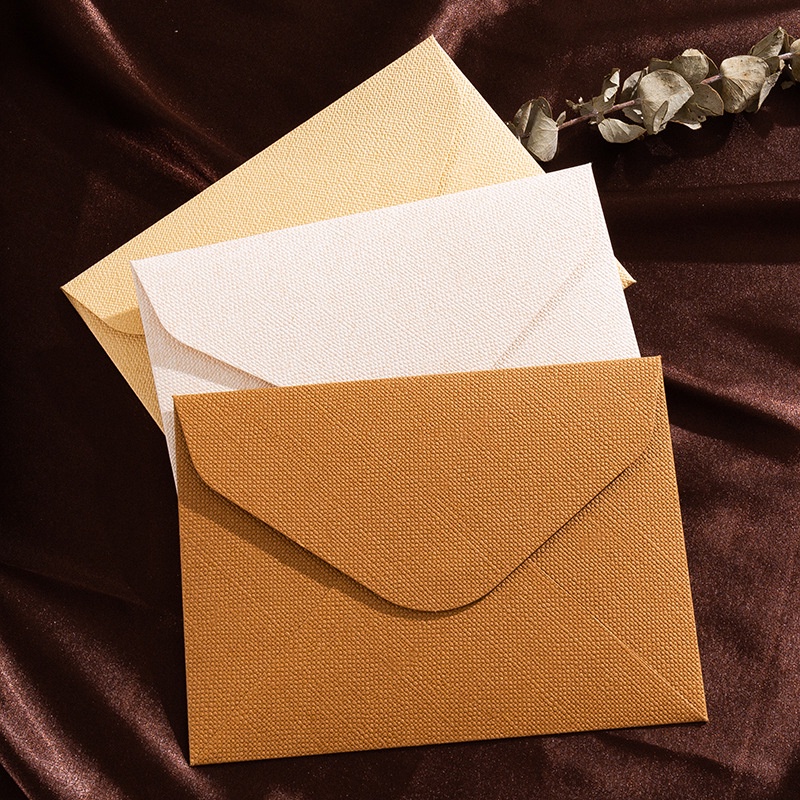 5 Pcs Retro Linen Pattern Enve - Wax Seal Letter Kit ulasan dan harga
