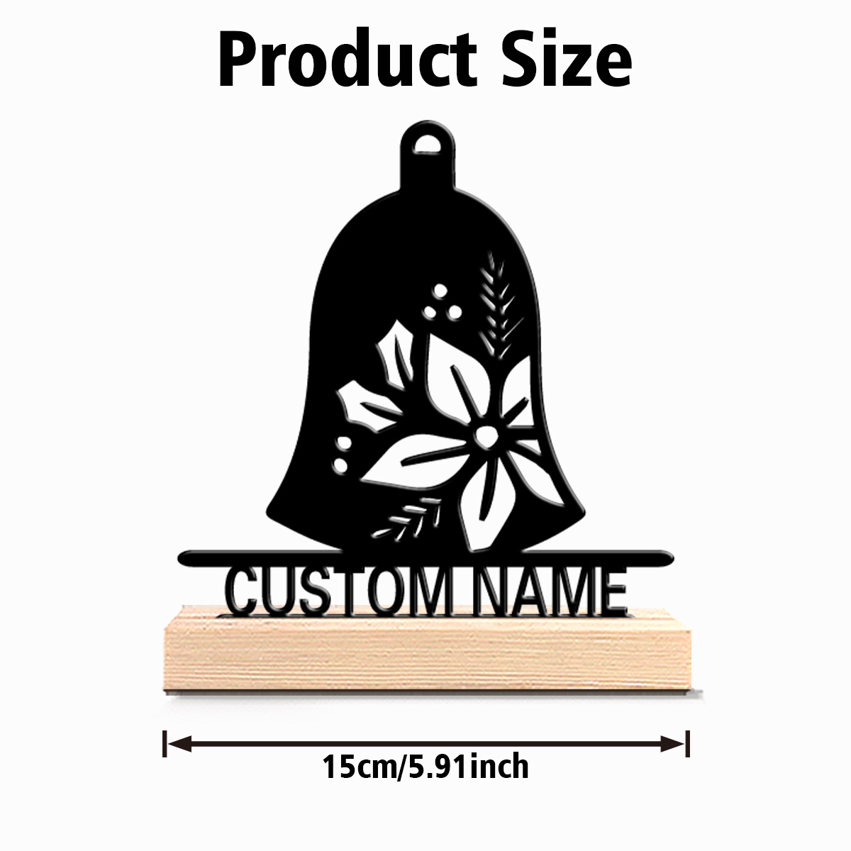 1pc New Design Personalized Cu - Engraved Wood Frame ulasan dan harga