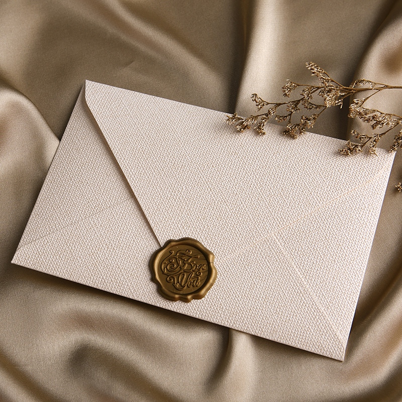 10 pcs linen brown paper envel - Wax Seal Letter Kit ulasan dan harga