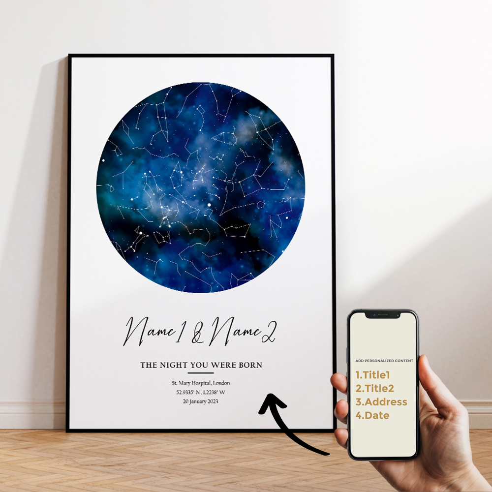 Modern Custom Personalized Nig - Custom Map Poster ulasan dan harga