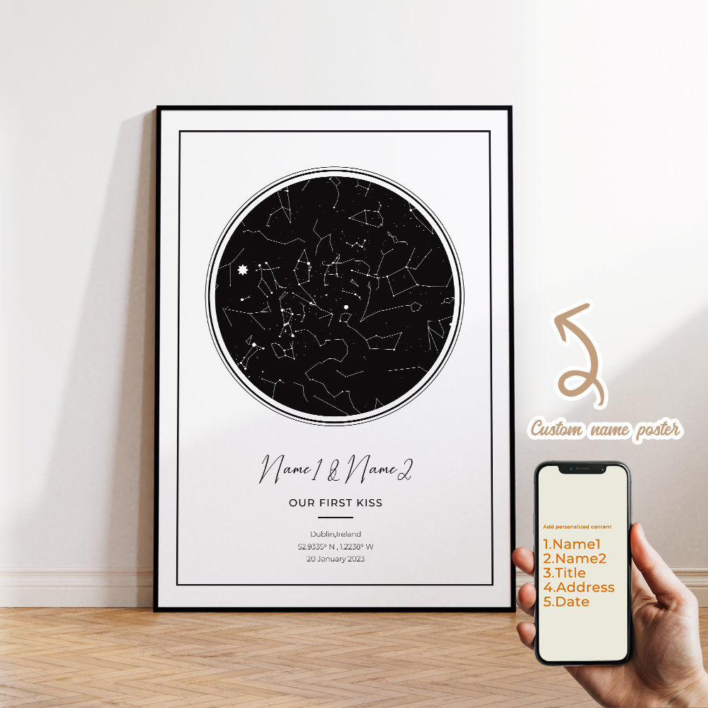 Modern Custom Personalized Nig - Custom Map Poster ulasan dan harga